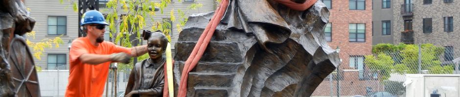 Ruby Bridges next to Maya Angelou