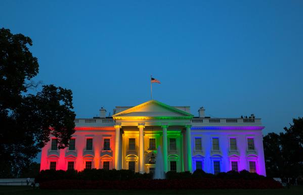 White house rainbow2